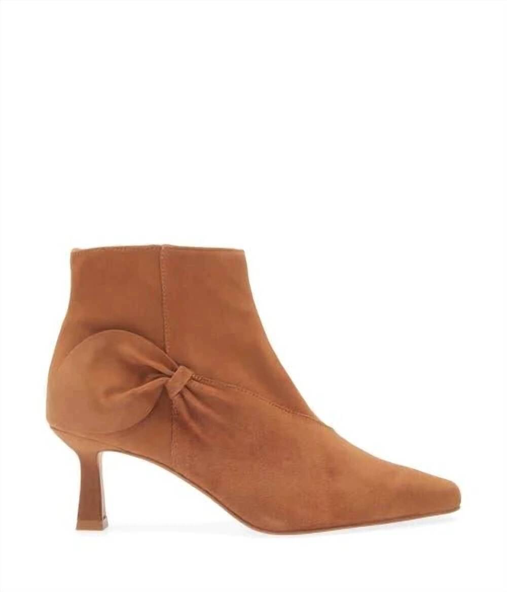 NEW KOKO + PALENKI women's yael heels in tan suede